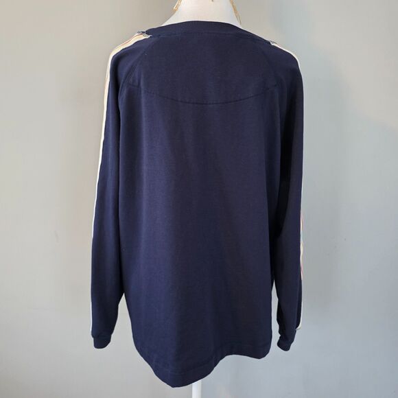 Joyspun Lounge Pajama Set. Navy. Striped. Size L. Casual Comfy Cozy Cute - Picture 5 of 8